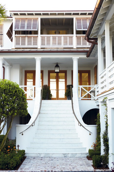 Exterior Wooden Bermuda Shutters