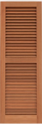 Teak wood shutters