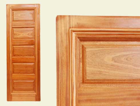 Elegant raised panel door with applied bolection