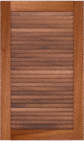 Louvered 100  Spanish  Cedar  Cabinets