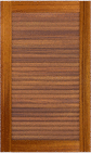 Louvered 100  Teak  Cabinets