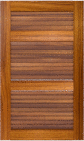 Louvered 40 40 20  Teak  Cabinets