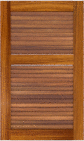 Louvered 60 40  Teak  Cabinets