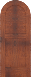 Arched   Crest  Mahogany  Doors