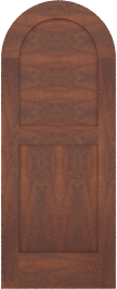 Arched   Crest  Sapele  Doors