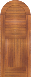 Arched   Crest  Teak  Doors