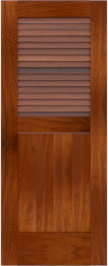 Custom   Boat  House  Mahogany  Doors