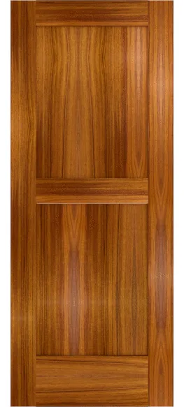 Custom Teak Bathroom Doors | Estate Millwork Product Image