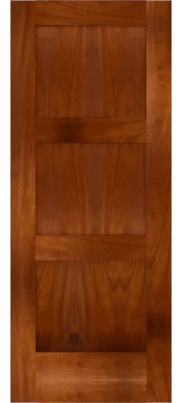 Jackson flat panel door rendered in mahogany