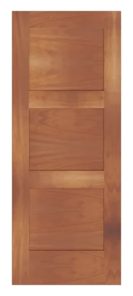 San Diego flat panel door rendered in mahogany