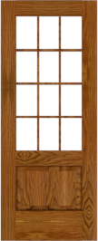 French   Antoinette  Red Oak  Doors