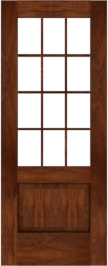 French   Antoinette  Sapele  Doors