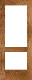 French   Artiste  White Oak  Doors