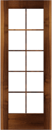 French   Bastille  Walnut  Doors