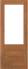 French   Clarke  Colonial  Red Oak  Doors