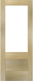 French   Colonial  Poplar  Doors