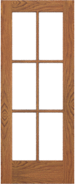 French   Concorde  Red Oak  Doors