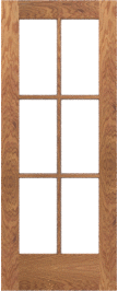 French   Concorde  White Oak  Doors