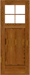 French   Monarch  Red Oak  Doors