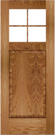 French   Monarch  White Oak  Doors