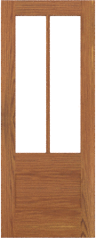 French   Rose  Marie  Red  Oak  Doors