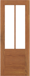 French   Rose  Marie  Red Oak  Doors