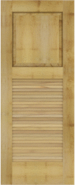 Louvered   Havana  Maple  Doors