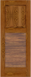 Louvered   Havana  Red Oak  Doors