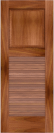 Louvered   Havana  Spanish Cedar  Doors