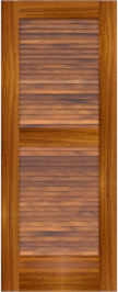 Louvered   Key  West  Teak  Doors