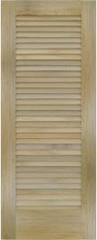 Louvered   Nassau  Poplar  Doors