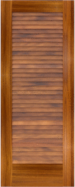 Louvered   Nassau  Teak  Doors