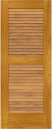 Louvered   St  John  Cypress  Doors