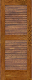 Louvered   St  John  Red Oak  Doors