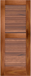 Louvered   St  John  Spanish Cedar  Doors