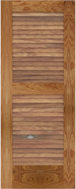 Louvered   St  John  White Oak  Doors