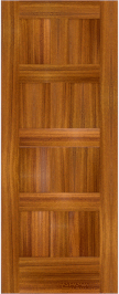 Mission   Deacon  Teak  Doors