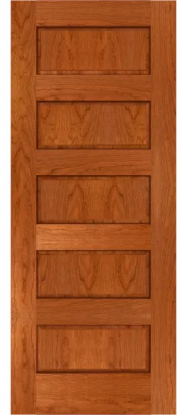 Custom Cherry Raised Panel Doors | Estate Millwork Product Image