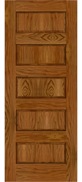 Elegant Red Oak Custom Raised Panel redoak Doors | Estate Millwork Product Image