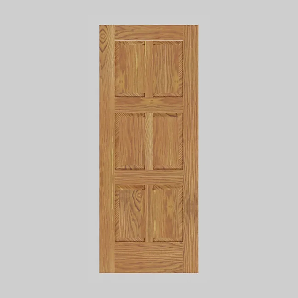 Red Oak Raised Panel Doors