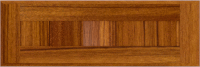 Beadboard   Ogee  Teak  Drawer Fronts