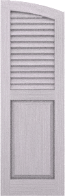 Arched   Crest  Azek  Shutters