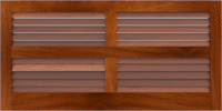 Bahama   Governor  Mahogany  Shutters