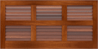 Bahama   Kingston  Mahogany  Shutters