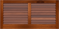 Bahama   Saint  George  Mahogany  Shutters