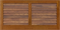 Bahama   Saint  George  Red  Oak  Shutters