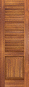 Combination   Commodore  Teak  Shutters