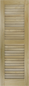 Louvered   Asheville  Poplar  Shutters