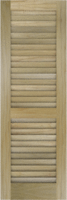 Louvered   Veranda  Poplar  Shutters