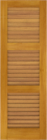 Louvered   Vicksburg  Cypress  Shutters